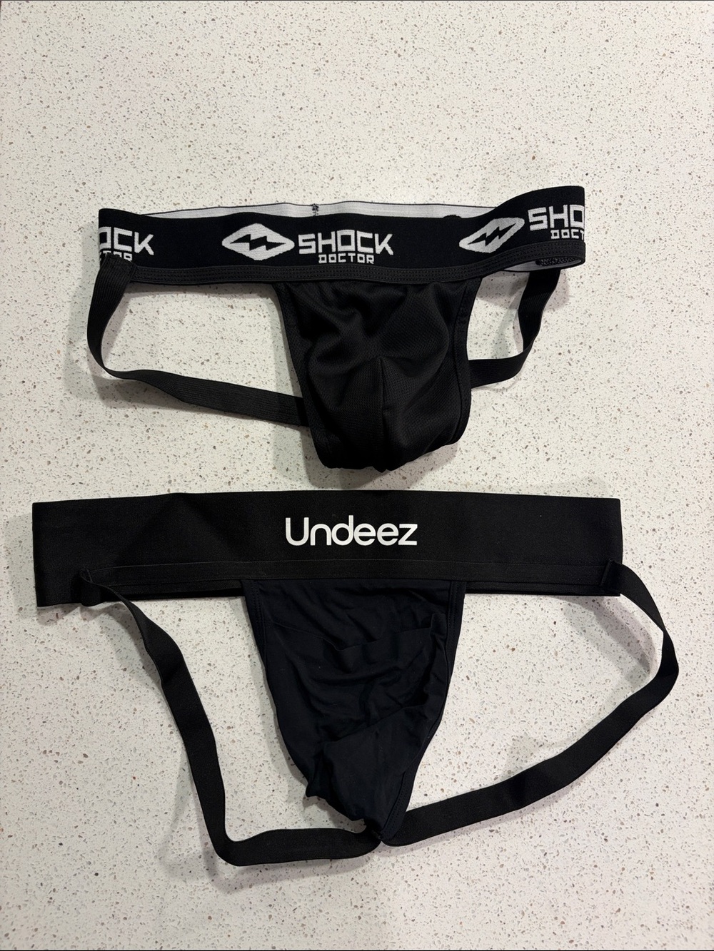 Shock Doctor & Undeez Black Jock Straps - Large